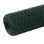 vidaXL Drahtzaun Stahl mit PVC-Beschichtung 25x1,5 m Grün vidaXL Drahtzaun Stahl mit PVC-Beschichtung 25x1,5 m Grün