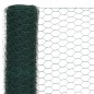 vidaXL Drahtzaun Stahl mit PVC-Beschichtung 25x1,5 m Grün vidaXL Drahtzaun Stahl mit PVC-Beschichtung 25x1,5 m Grün