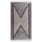 vidaXL Teppich Schwarz und Grau 120x180 cm Baumwolle vidaXL Teppich Schwarz und Grau 120x180 cm Baumwolle