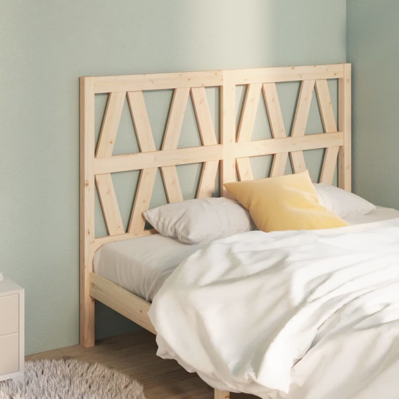 vidaXL Bett-Kopfteil 126x4x100 cm Massivholz Kiefer vidaXL Bett-Kopfteil 126x4x100 cm Massivholz Kiefer
