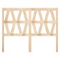 vidaXL Bett-Kopfteil 126x4x100 cm Massivholz Kiefer vidaXL Bett-Kopfteil 126x4x100 cm Massivholz Kiefer