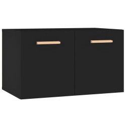 vidaXL Wandschrank Schwarz 60x36,5x35 cm Holzwerkstoff