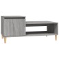 vidaXL Couchtisch Grau Sonoma 100x50x45 cm Holzwerkstoff vidaXL Couchtisch Grau Sonoma 100x50x45 cm Holzwerkstoff