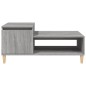 vidaXL Couchtisch Grau Sonoma 100x50x45 cm Holzwerkstoff vidaXL Couchtisch Grau Sonoma 100x50x45 cm Holzwerkstoff