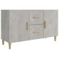 vidaXL Sideboard Betongrau 100x36x60 cm Holzwerkstoff vidaXL Sideboard Betongrau 100x36x60 cm Holzwerkstoff
