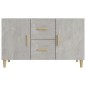 vidaXL Sideboard Betongrau 100x36x60 cm Holzwerkstoff vidaXL Sideboard Betongrau 100x36x60 cm Holzwerkstoff