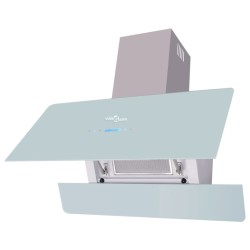 vidaXL Dunstabzugshaube mit Touch-Display Weiß 900 mm