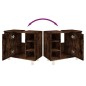 vidaXL Badschrank Räuchereiche 60x32x53,5 cm Holzwerkstoff vidaXL Badschrank Räuchereiche 60x32x53,5 cm Holzwerkstoff
