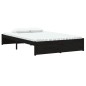 vidaXL Massivholzbett Schwarz 120x190 cm vidaXL Massivholzbett Schwarz 120x190 cm