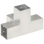 vidaXL Pfostenverbinder 4 Stk. X-Form Verzinktes Metall 81 x 81 mm vidaXL Pfostenverbinder 4 Stk. X-Form Verzinktes Metall 81 x 81 mm