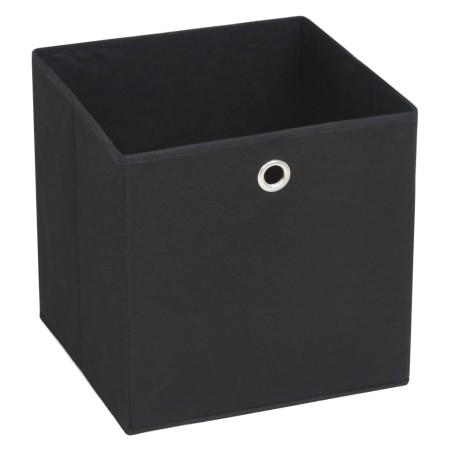 vidaXL Aufbewahrungsboxen 4 Stk. Vliesstoff 32x32x32 cm Schwarz 