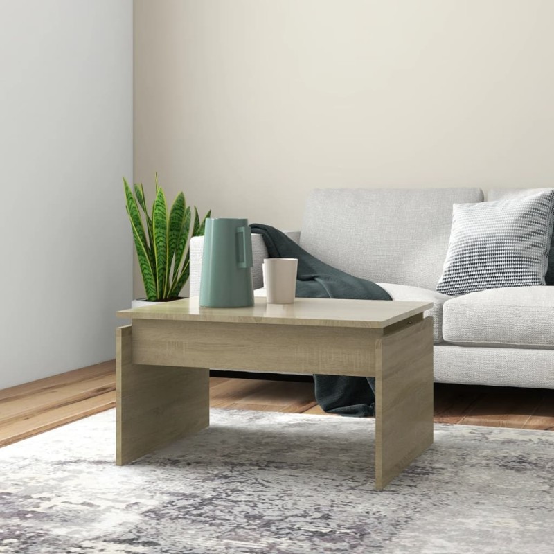 vidaXL Couchtisch Sonoma-Eiche 68x50x38 cm Holzwerkstoff vidaXL Couchtisch Sonoma-Eiche 68x50x38 cm Holzwerkstoff