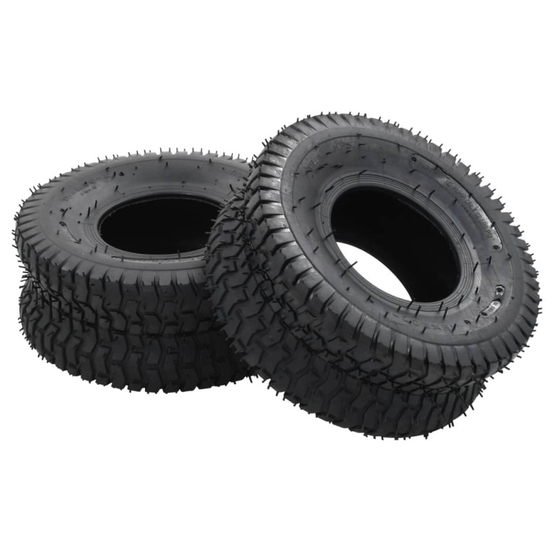 vidaXL 4-tlg. Schubkarrenreifen und Schlauch-Set 15x6.00-6 4PR Gummi vidaXL 4-tlg. Schubkarrenreifen und Schlauch-Set 15x6.00-6 4PR Gummi