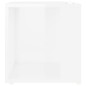 vidaXL Beistelltisch Hochglanz-Weiß 33x33x34,5 cm Holzwerkstoff vidaXL Beistelltisch Hochglanz-Weiß 33x33x34,5 cm Holzwerkstoff