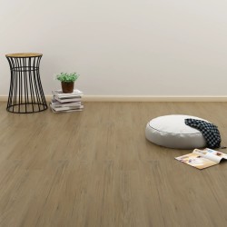 vidaXL PVC Laminat Dielen Selbstklebend 4,46 m² 3 mm Naturbraun 