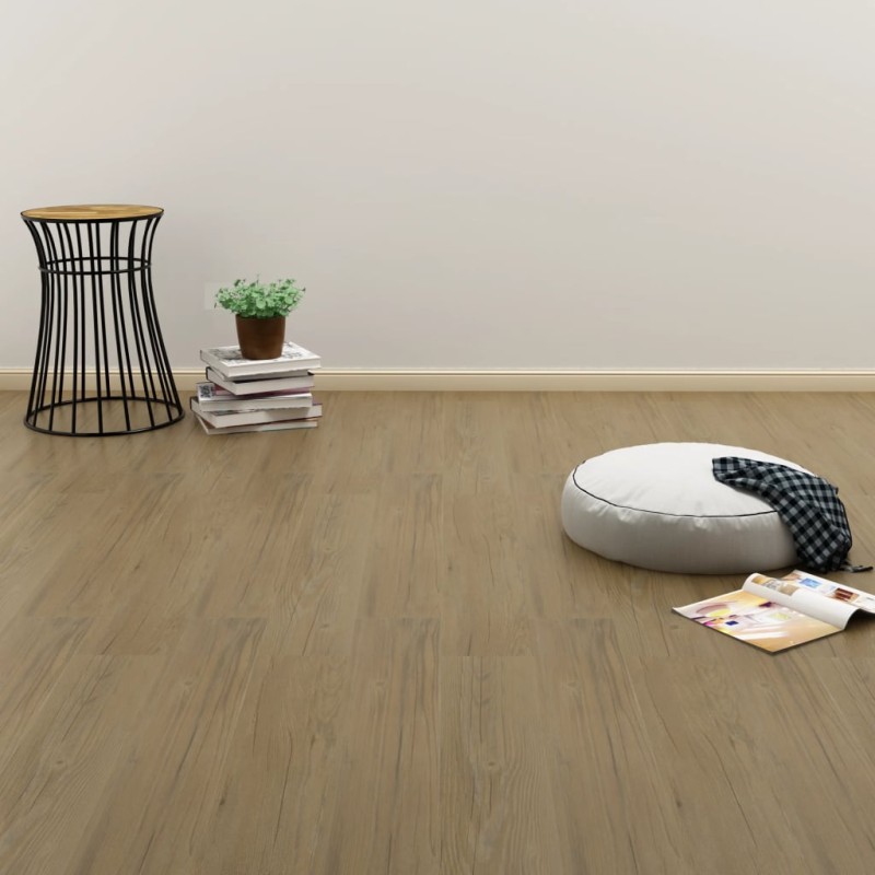 vidaXL PVC Laminat Dielen Selbstklebend 4,46 m² 3 mm Naturbraun vidaXL PVC Laminat Dielen Selbstklebend 4,46 m² 3 mm Naturbraun
