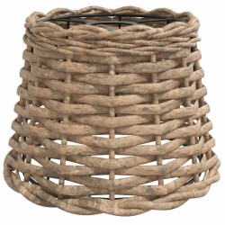 vidaXL Lampenschirm Braun Ø20x15 cm Korbweide