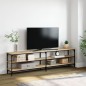 vidaXL TV-Schrank Sonoma-Eiche 180x30x50 cm Holzwerkstoff und Metall vidaXL TV-Schrank Sonoma-Eiche 180x30x50 cm Holzwerkstoff und Metall