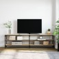vidaXL TV-Schrank Sonoma-Eiche 180x30x50 cm Holzwerkstoff und Metall vidaXL TV-Schrank Sonoma-Eiche 180x30x50 cm Holzwerkstoff und Metall