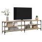 vidaXL TV-Schrank Sonoma-Eiche 180x30x50 cm Holzwerkstoff und Metall vidaXL TV-Schrank Sonoma-Eiche 180x30x50 cm Holzwerkstoff und Metall