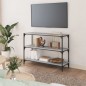 vidaXL Bücherregal Grau Sonoma 100x33x70,5 cm Holzwerkstoff und Stahl vidaXL Bücherregal Grau Sonoma 100x33x70,5 cm Holzwerkstoff und Stahl