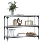 vidaXL Bücherregal Grau Sonoma 100x33x70,5 cm Holzwerkstoff und Stahl vidaXL Bücherregal Grau Sonoma 100x33x70,5 cm Holzwerkstoff und Stahl