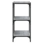 vidaXL Bücherregal Grau Sonoma 100x33x70,5 cm Holzwerkstoff und Stahl vidaXL Bücherregal Grau Sonoma 100x33x70,5 cm Holzwerkstoff und Stahl