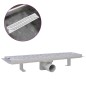 vidaXL Duschrinne 530x140 mm Edelstahl Wellen-Design vidaXL Duschrinne 530x140 mm Edelstahl Wellen-Design