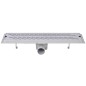 vidaXL Duschrinne 530x140 mm Edelstahl Wellen-Design vidaXL Duschrinne 530x140 mm Edelstahl Wellen-Design