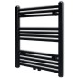 Handtuchheizkörper Warmwasser Gerade Schwarz 600x764 mm Handtuchheizkörper Warmwasser Gerade Schwarz 600x764 mm