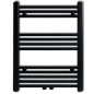 Handtuchheizkörper Warmwasser Gerade Schwarz 600x764 mm Handtuchheizkörper Warmwasser Gerade Schwarz 600x764 mm