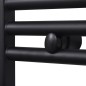 Handtuchheizkörper Warmwasser Gerade Schwarz 600x764 mm Handtuchheizkörper Warmwasser Gerade Schwarz 600x764 mm