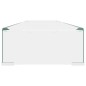 vidaXL TV-Tisch/Bildschirmerhöhung Glas Transparent 120x30x13 cm vidaXL TV-Tisch/Bildschirmerhöhung Glas Transparent 120x30x13 cm