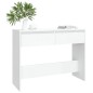 vidaXL Konsolentisch Weiß 100x35x76,5 cm Holzwerkstoff vidaXL Konsolentisch Weiß 100x35x76,5 cm Holzwerkstoff