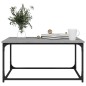 vidaXL Couchtisch Grau Sonoma 80x50x40 cm Holzwerkstoff und Eisen vidaXL Couchtisch Grau Sonoma 80x50x40 cm Holzwerkstoff und Eisen