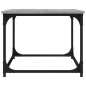 vidaXL Couchtisch Grau Sonoma 80x50x40 cm Holzwerkstoff und Eisen vidaXL Couchtisch Grau Sonoma 80x50x40 cm Holzwerkstoff und Eisen