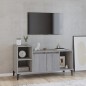 vidaXL TV-Schrank Grau Sonoma 100x35x55 cm Holzwerkstoff vidaXL TV-Schrank Grau Sonoma 100x35x55 cm Holzwerkstoff