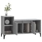 vidaXL TV-Schrank Grau Sonoma 100x35x55 cm Holzwerkstoff vidaXL TV-Schrank Grau Sonoma 100x35x55 cm Holzwerkstoff