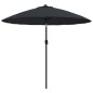 vidaXL Sonnenschirm mit Aluminium-Mast 270 cm Schwarz vidaXL Sonnenschirm mit Aluminium-Mast 270 cm Schwarz