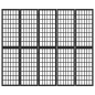 vidaXL 5-tlg. Paravent Japanischer Stil Faltbar 200x170 cm Schwarz vidaXL 5-tlg. Paravent Japanischer Stil Faltbar 200x170 cm Schwarz