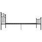 vidaXL Bettgestell Schwarz Metall 100 × 200 cm vidaXL Bettgestell Schwarz Metall 100 × 200 cm