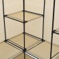 vidaXL Eckkleiderschrank Creme 130 x 87 x 169 cm vidaXL Eckkleiderschrank Creme 130 x 87 x 169 cm