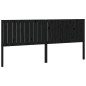vidaXL Kopfteil Schwarz 205,5x4x100 cm Massivholz Kiefer vidaXL Kopfteil Schwarz 205,5x4x100 cm Massivholz Kiefer