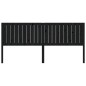 vidaXL Kopfteil Schwarz 205,5x4x100 cm Massivholz Kiefer vidaXL Kopfteil Schwarz 205,5x4x100 cm Massivholz Kiefer