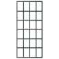 vidaXL Schiebetür ESG-Glas und Aluminium 90x205 cm Schwarz vidaXL Schiebetür ESG-Glas und Aluminium 90x205 cm Schwarz