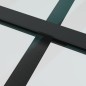 vidaXL Schiebetür ESG-Glas und Aluminium 90x205 cm Schwarz vidaXL Schiebetür ESG-Glas und Aluminium 90x205 cm Schwarz