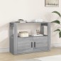 vidaXL Sideboard Grau Sonoma 80x30x60 cm Holzwerkstoff vidaXL Sideboard Grau Sonoma 80x30x60 cm Holzwerkstoff
