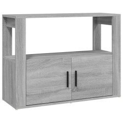 vidaXL Sideboard Grau Sonoma 80x30x60 cm Holzwerkstoff