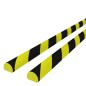 vidaXL Kantenschoner 2 Stk. Gelb & Schwarz 4x3x100 cm PU vidaXL Kantenschoner 2 Stk. Gelb & Schwarz 4x3x100 cm PU