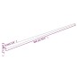 vidaXL Kantenschoner 2 Stk. Gelb & Schwarz 4x3x100 cm PU vidaXL Kantenschoner 2 Stk. Gelb & Schwarz 4x3x100 cm PU
